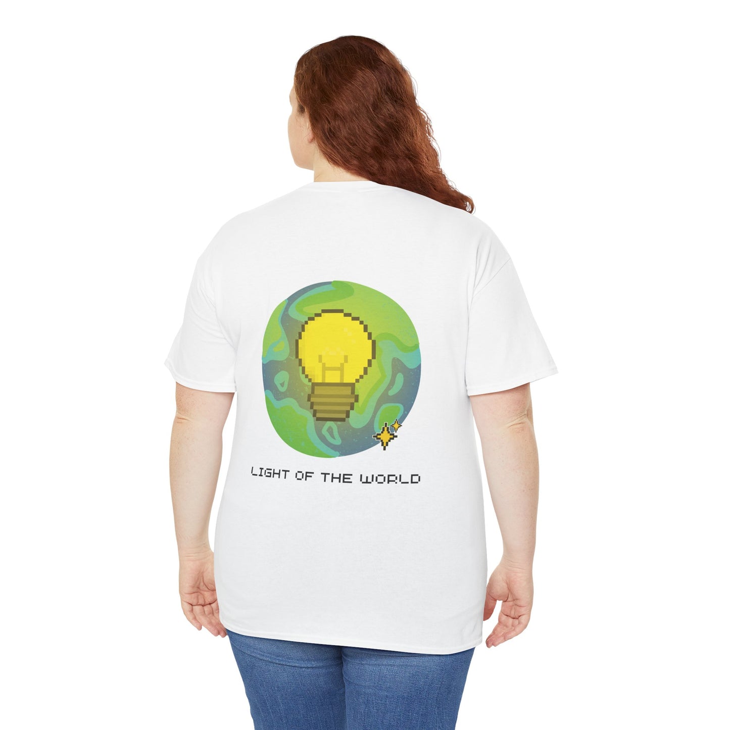 Light of the World Unisex Heavy Cotton Tee - Inspirational Graphic Tee