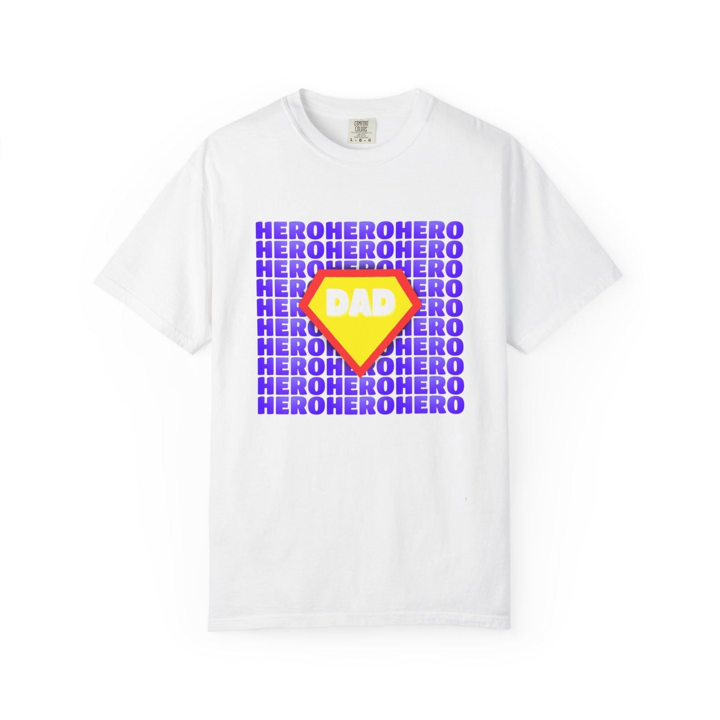 Hero Dad Unisex T-Shirt - Gift for Father's Day, Super Dad Shirt, Personalized Apparel, Casual Wear, Dad's Birthday Gift