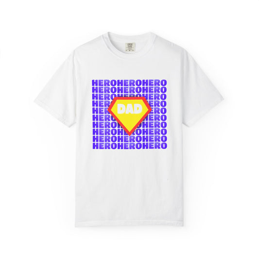 Hero Dad Unisex T-Shirt - Gift for Father's Day, Super Dad Shirt, Personalized Apparel, Casual Wear, Dad's Birthday Gift