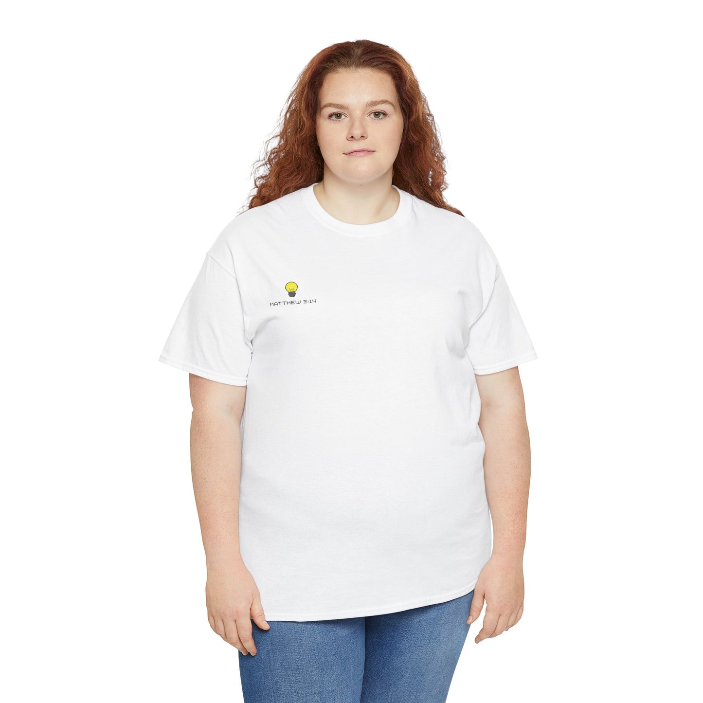 Light of the World Unisex Heavy Cotton Tee - Inspirational Graphic Tee