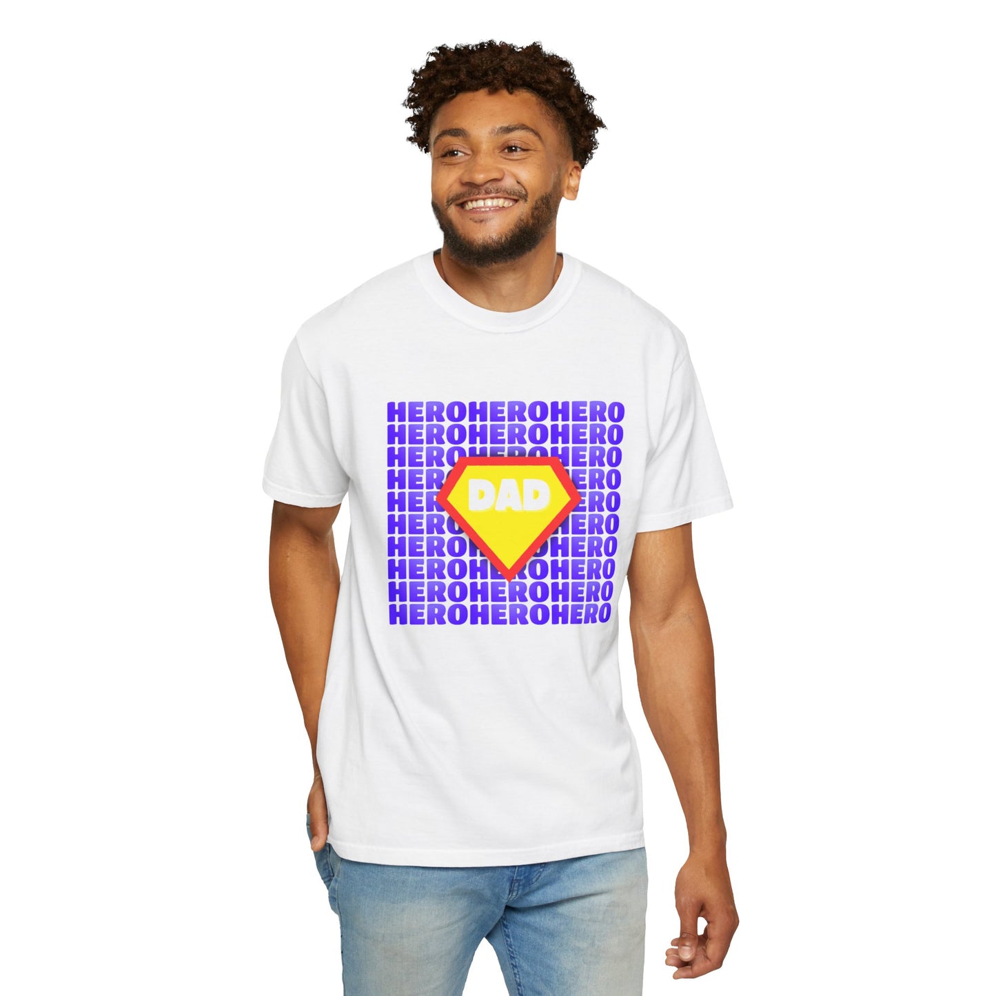 Hero Dad Unisex T-Shirt - Gift for Father's Day, Super Dad Shirt, Personalized Apparel, Casual Wear, Dad's Birthday Gift