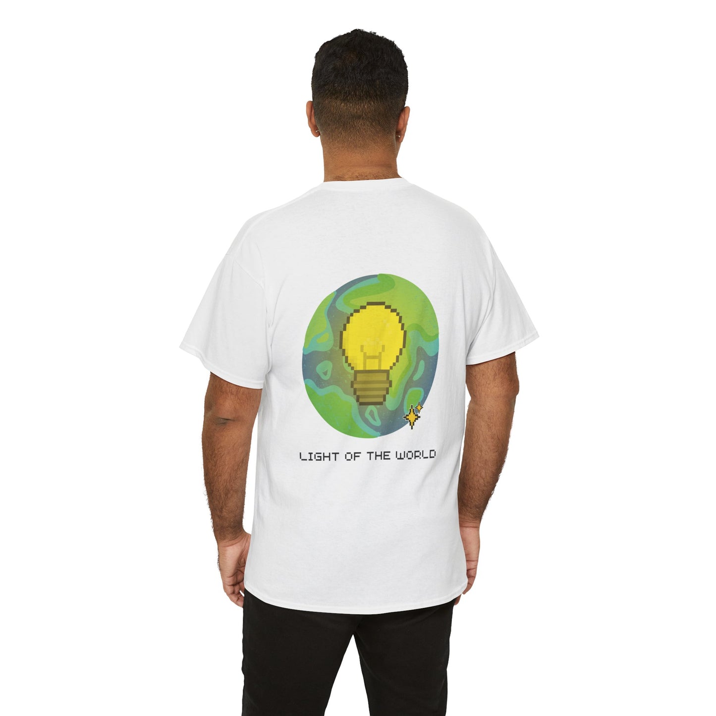 Light of the World Unisex Heavy Cotton Tee - Inspirational Graphic Tee