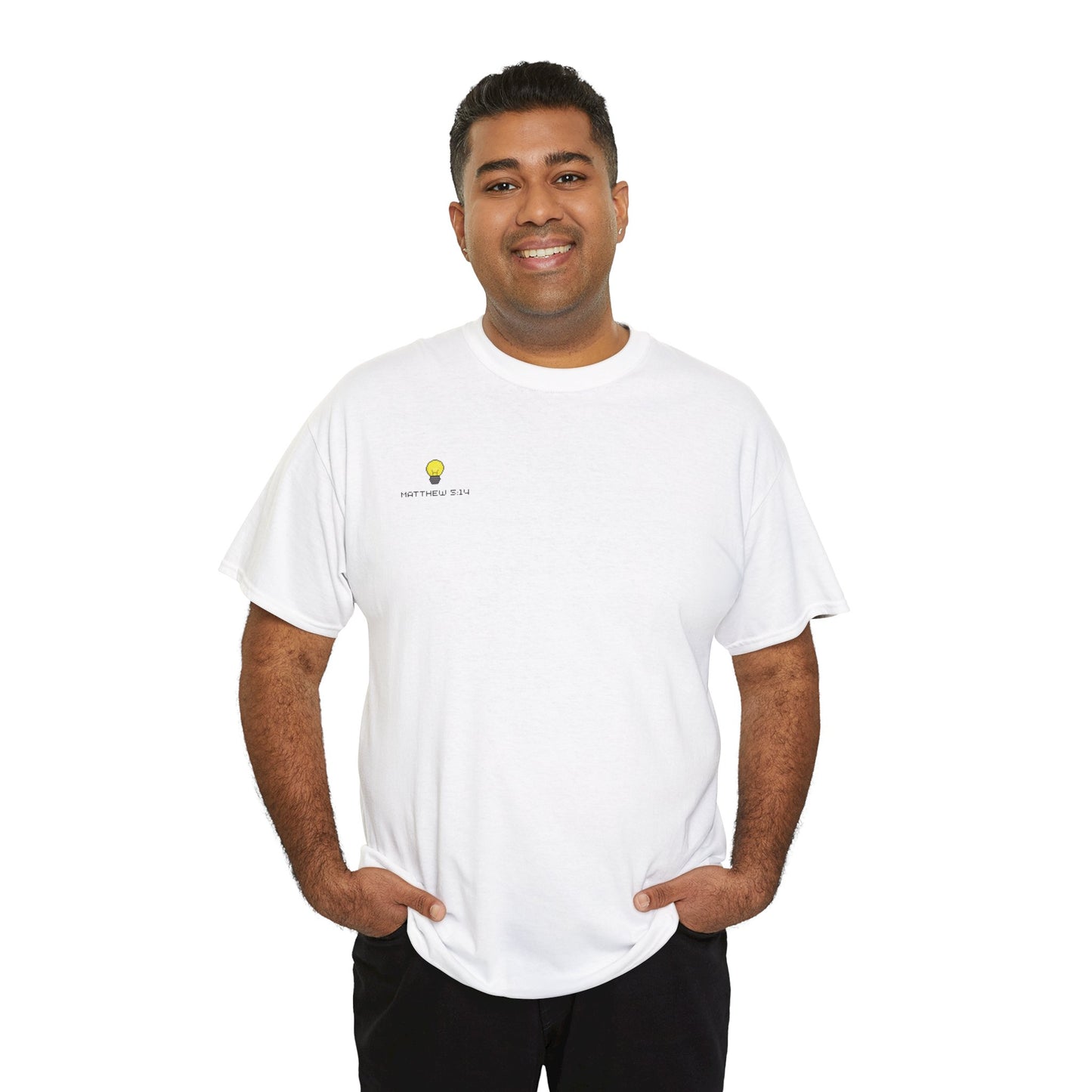 Light of the World Unisex Heavy Cotton Tee - Inspirational Graphic Tee
